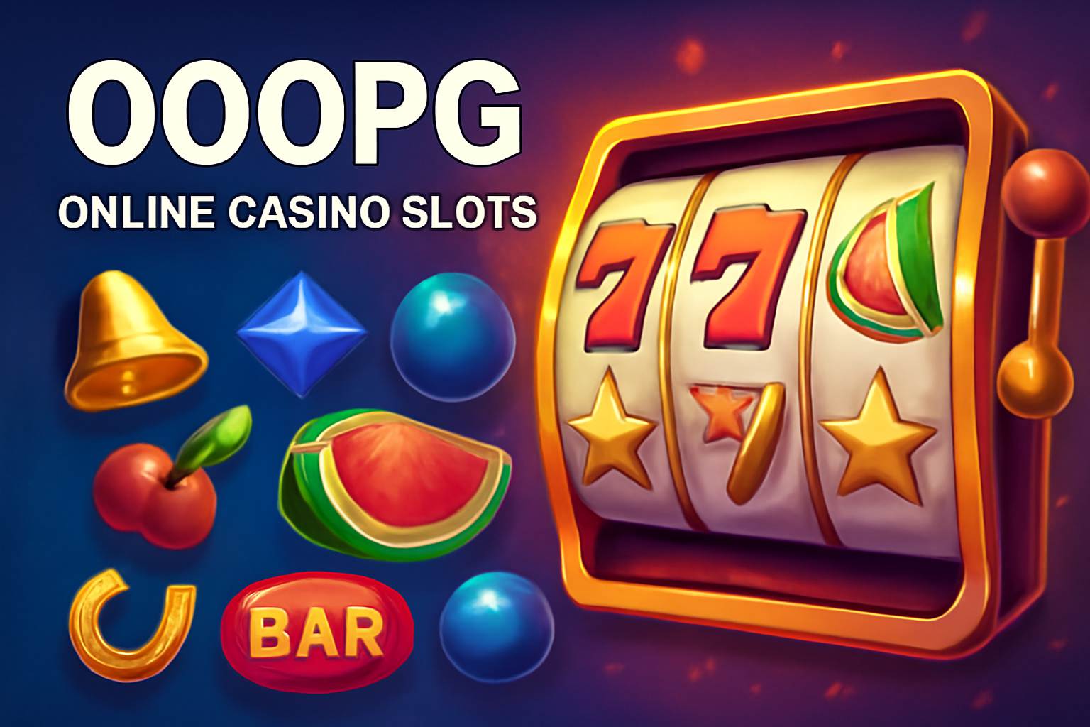 Explore o mundo das slot machines no OOOPG Casino